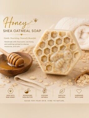 Honey Shea Oatmeal Soap